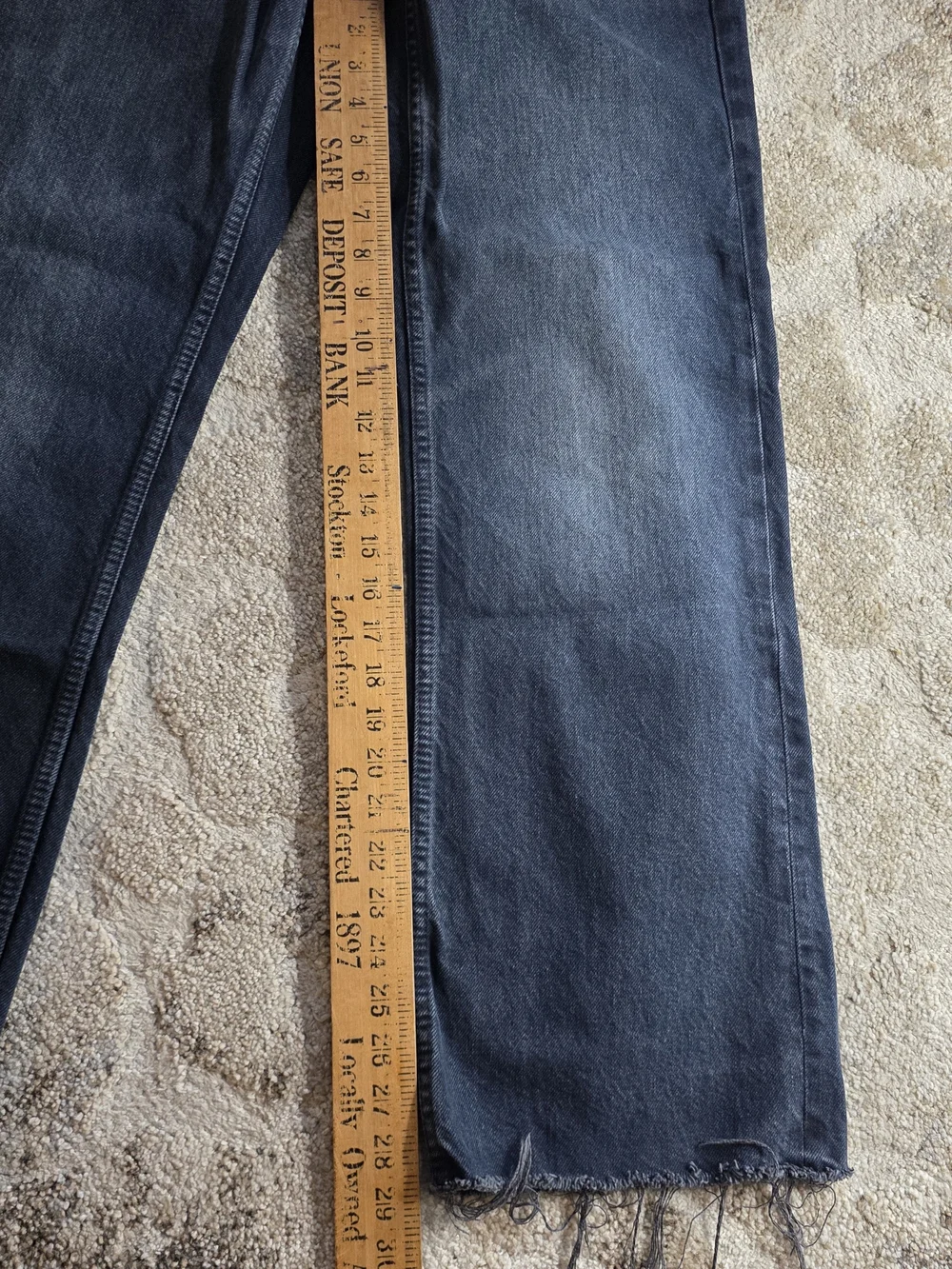 Zara Dark Wash Wide-Leg Jeans